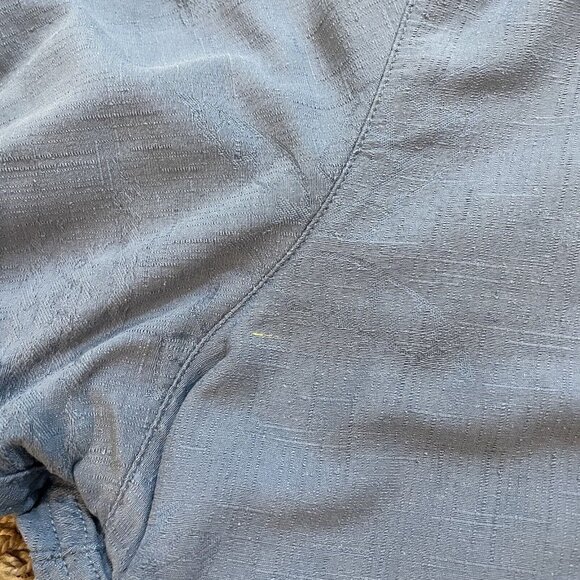 Batik Bay Men's Blue Short Sleeve Button Front Silk Hawaiian Shirt Size XXL - Picture 4 of 16